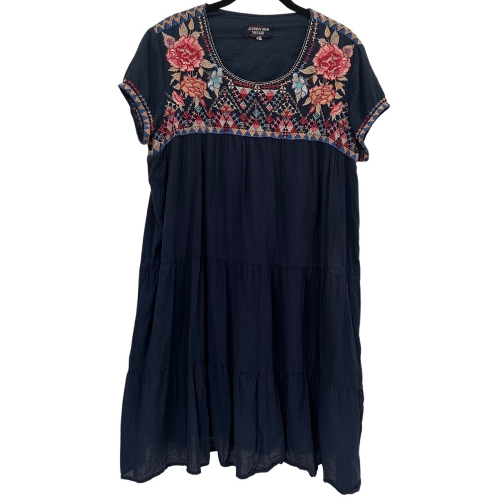 Johnny Was Amal Mexican Tier Dress